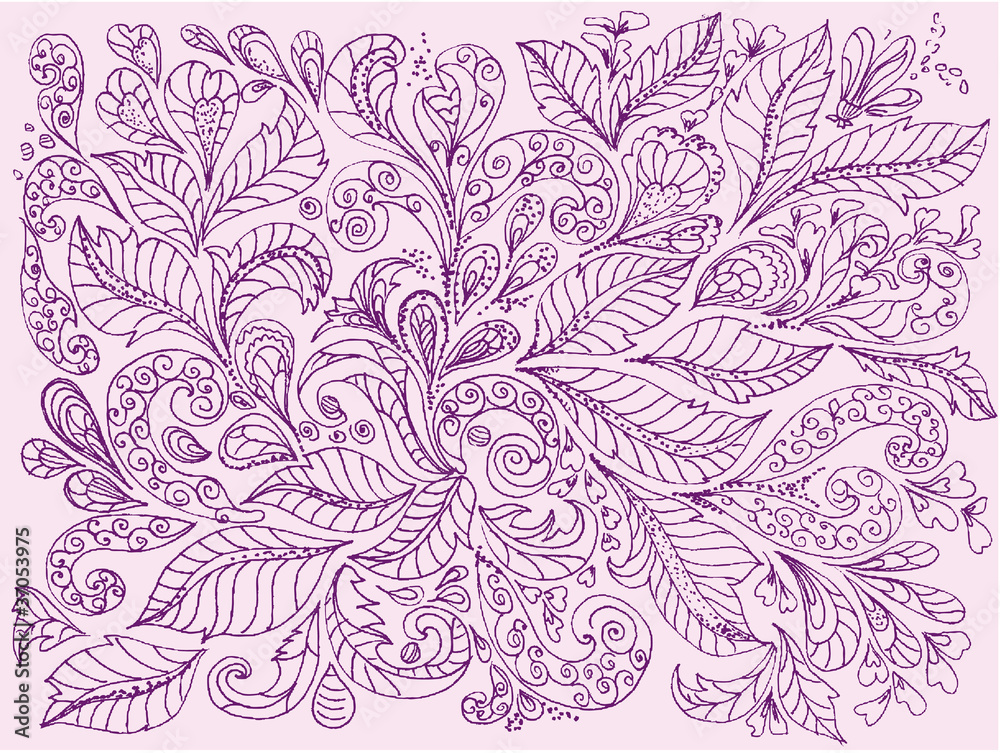 hand painted floral design hand painted floral design