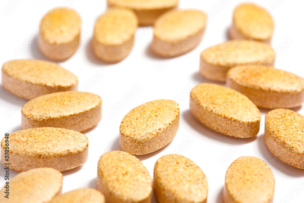 Medicinal pills piled up a bunch Medicinal pills piled up a bunch