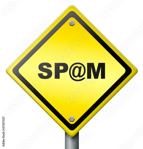 spam sign photo