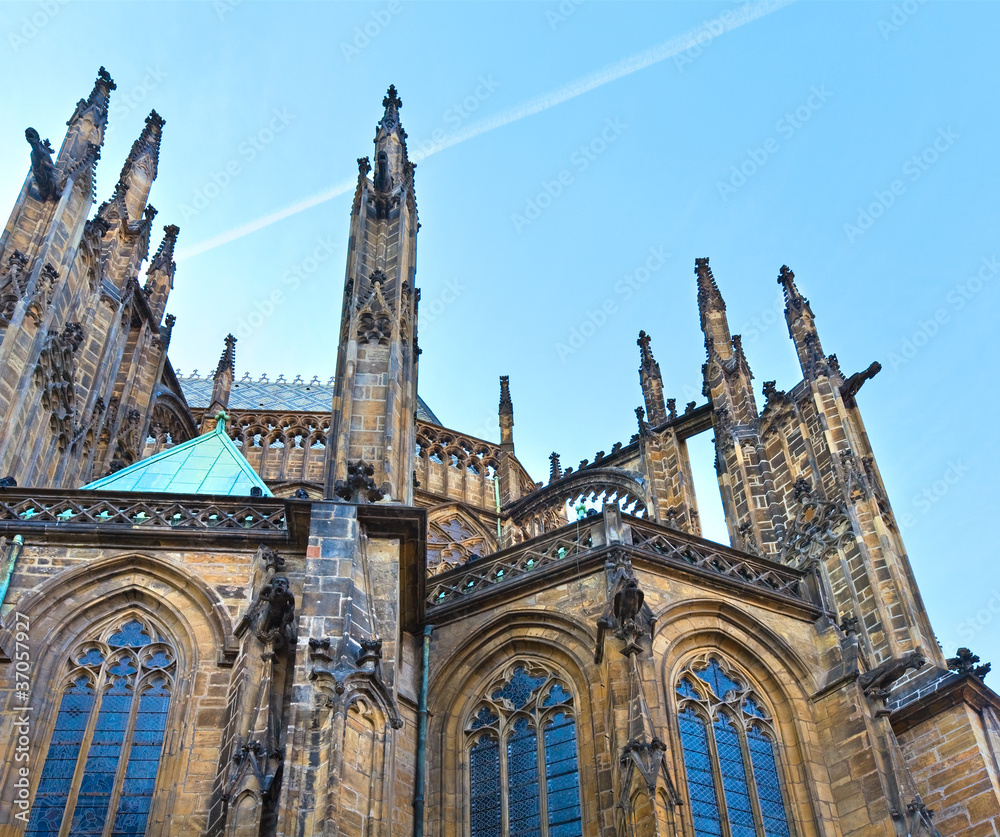 St. Vitus Cathedral , Prague, Czech Republic