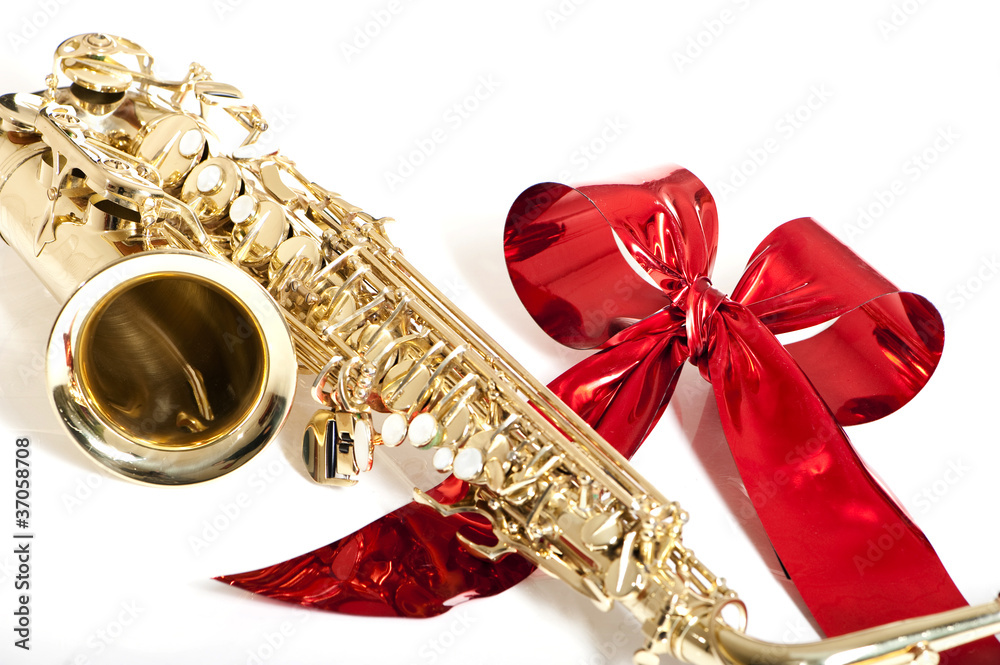 Fototapeta premium Musikinstrument als Geschenk