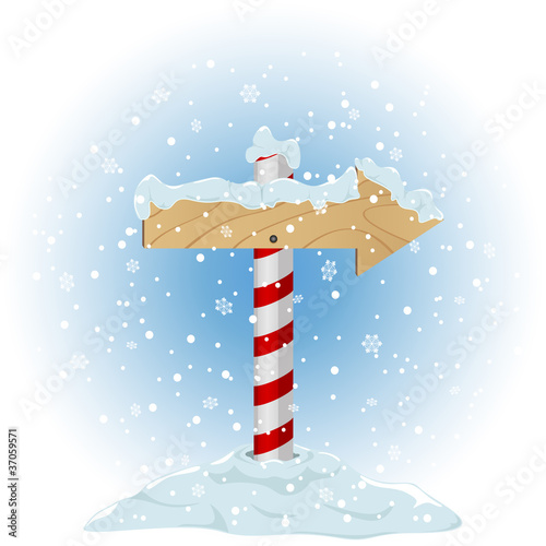 North pole sign