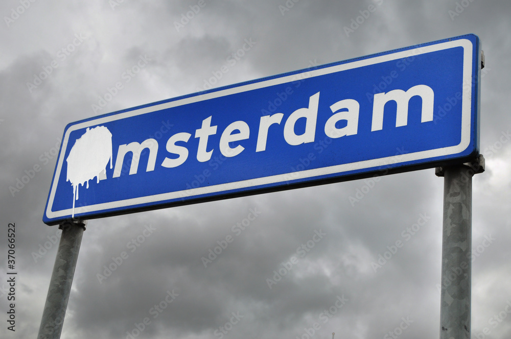 Obraz premium Sign of Amsterdam