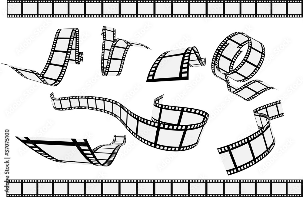 Fototapeta premium Set_of_FilmStrips