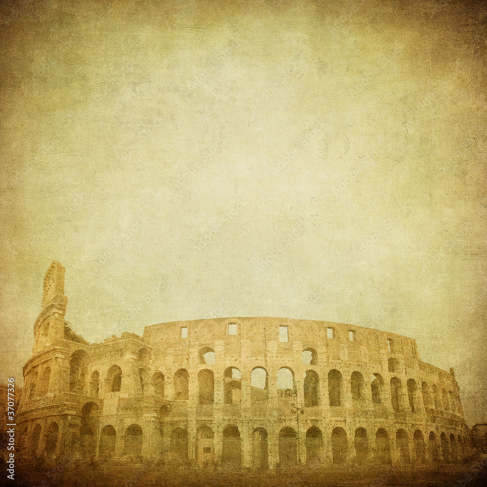 Obraz premium vintage image of coliseum