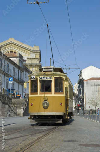 Carmo tram at Porto, Portugal