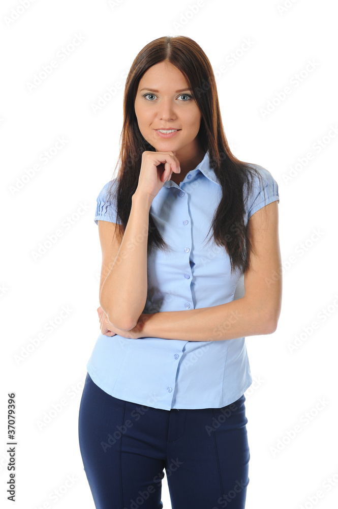 Portrait of a happy young business woman Portrait of a happy young business woman