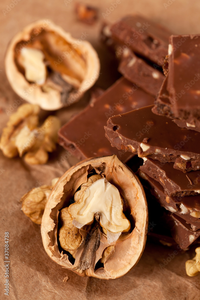 chocolate with nuts chocolate with nuts