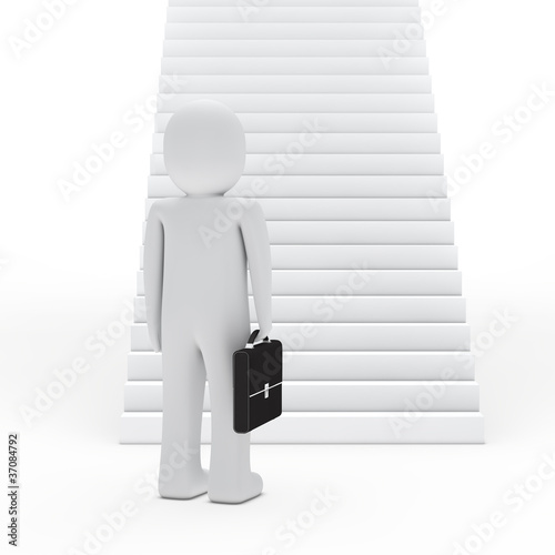 businessman for stairs