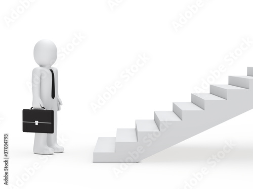 businessman for stairs