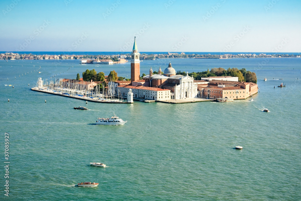Island of San Giorgio Maggiore in Venice, Italy