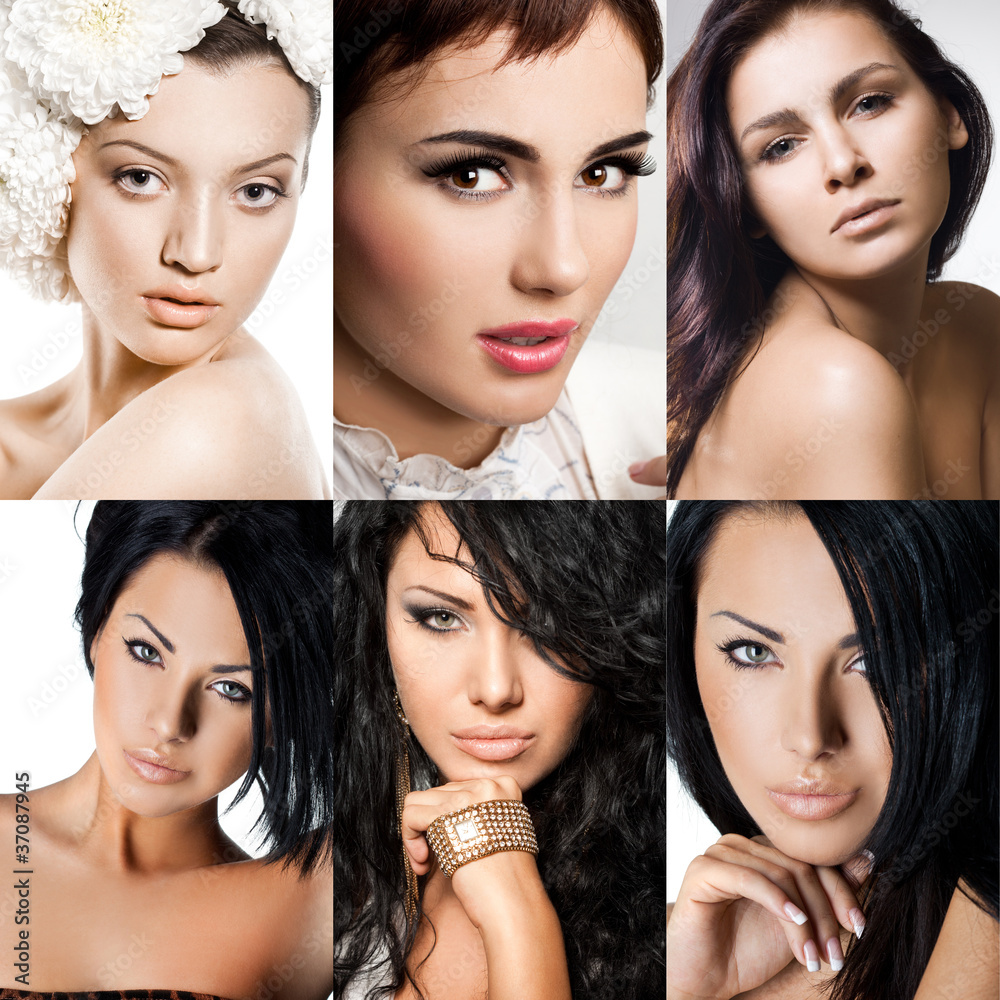 portrait of elegant fashionable woman portrait of elegant fashionable woman
