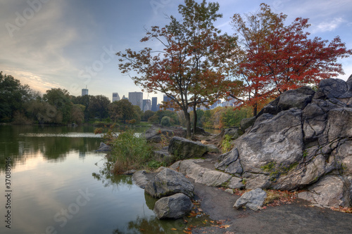 Central Park the lake