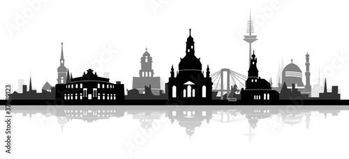 Dresden Skyline detailiert