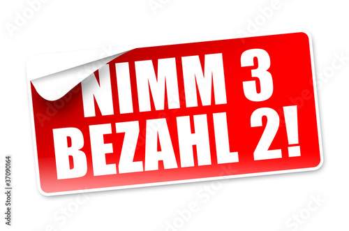 Nimm 3 bezahl 2! Button, Icon
