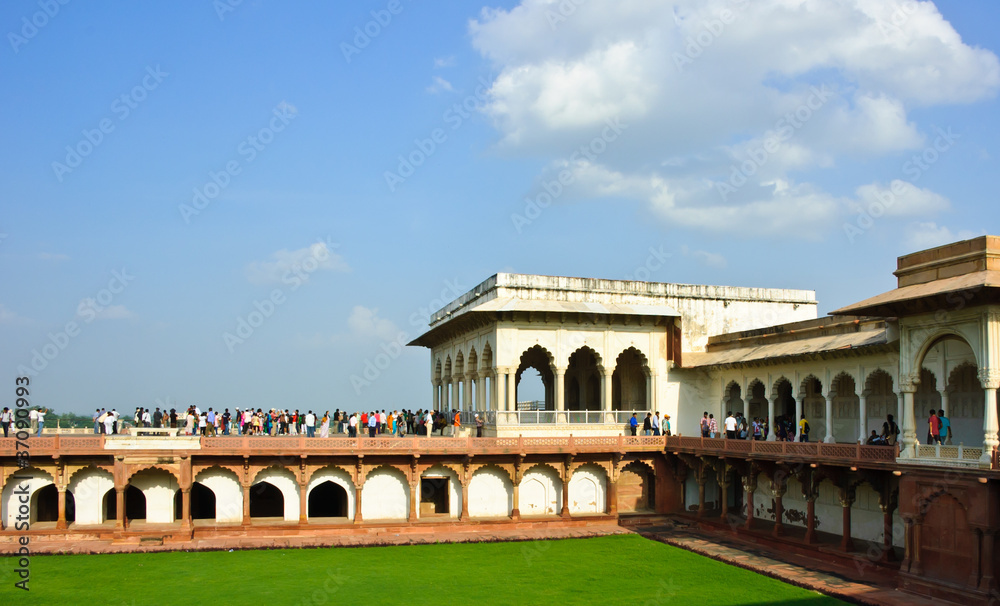 Shah Jahani Mahal in Agra fort, India