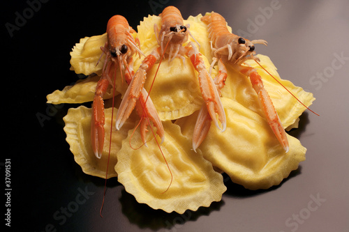 Tortelli con ripieno di Pesce photo