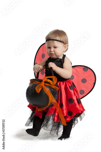 Baby Girl Ladybug Trick or Treating