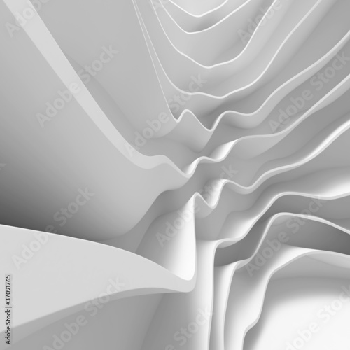 Carta da parati 3D Tunnel - Carta da parati Abstract Architecture
