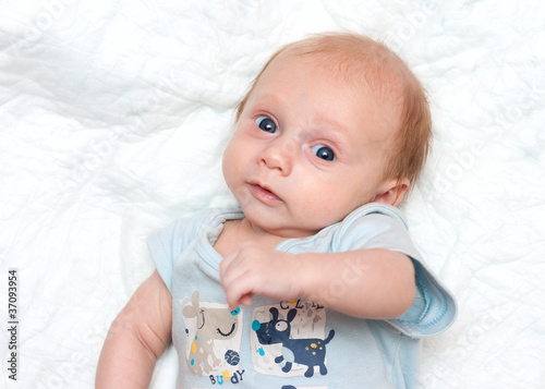 Happy Baby looking to the camera