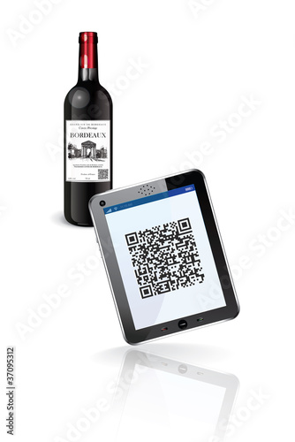 gr code, code barre sur les produits de grade consommation