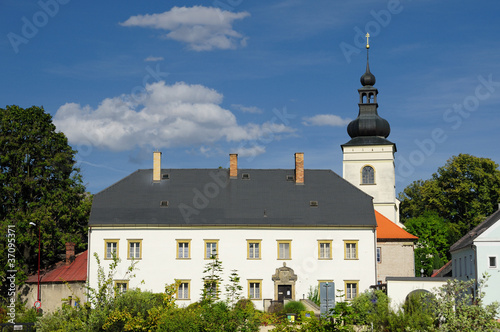 Parish Office and church in Svitavy, Czech Republic photo