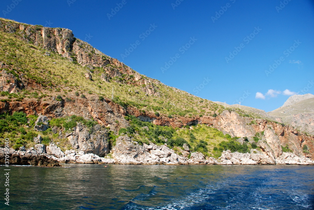Blue Coast, Sicily, Italy Blue Coast, Sicily, Italy