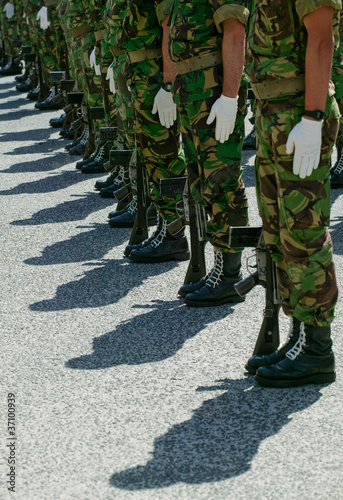Soldiers in army Parade