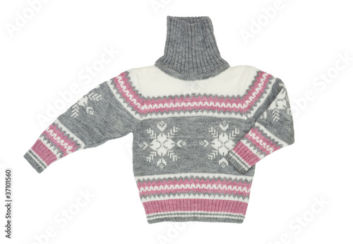 Winter knit sweater