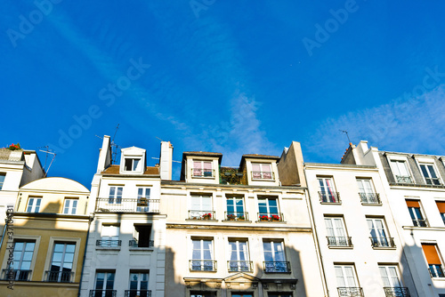 beautiful Parisian streets view