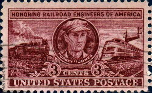 Railroad Engineers of America. US Postage.
