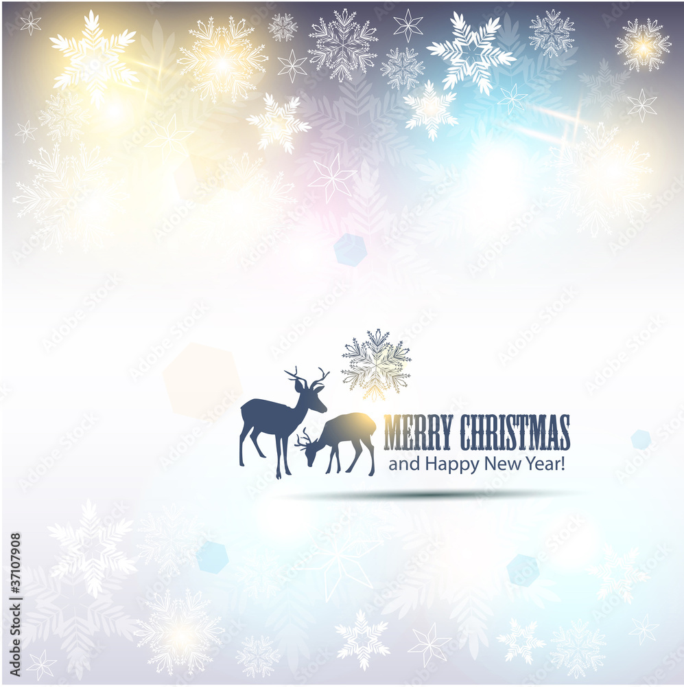Elegant Christmas background with snowflakes and place for text. Elegant Christmas background with snowflakes and place for text.