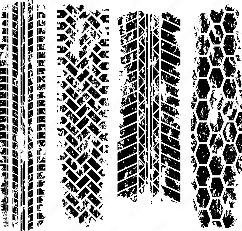 © longquattro - Tire tracks © longquattro - Tire tracks