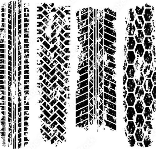 Slika na platnu Tire tracks