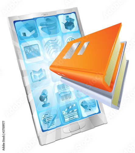 Book app phone concept