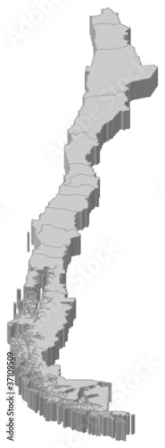 Map of Chile