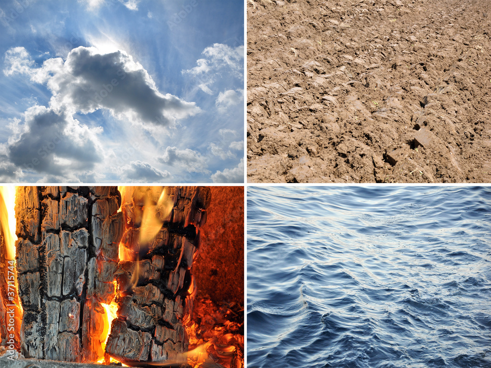 erde feuer wasser luft