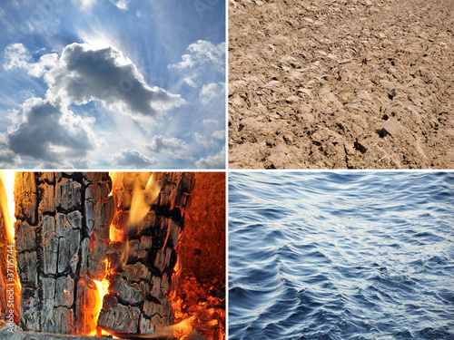 erde feuer wasser luft
