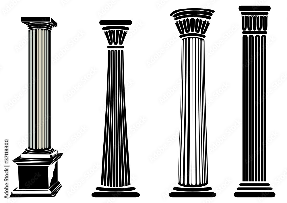 Obraz premium Set pf ancient column