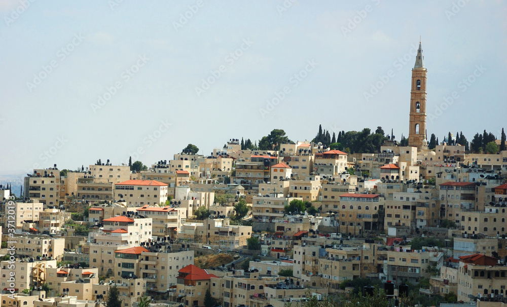 View of holy city Jerusalem , Israel
