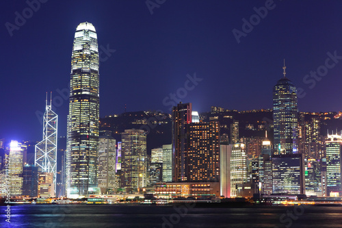 Fototapeta Naklejka Na Ścianę i Meble -  night view of Hong Kong
