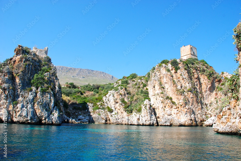 Medieva Coastal Tower, Sicily, Italy