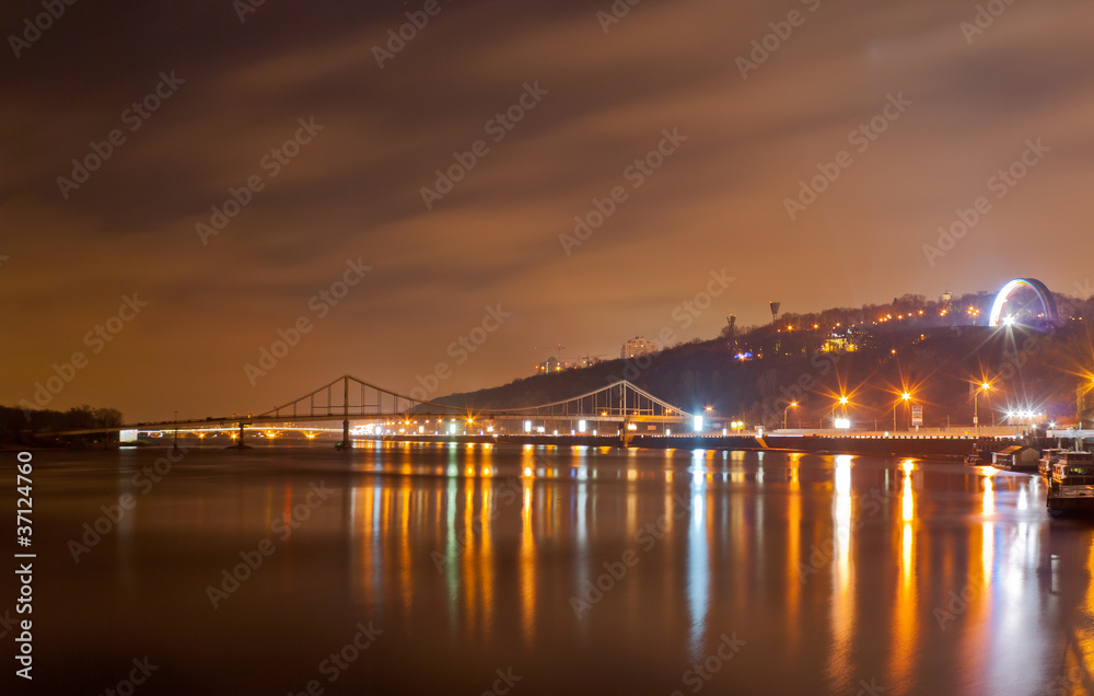 View on the Dnieper in Kyiv