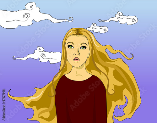 la tête dans les nuages