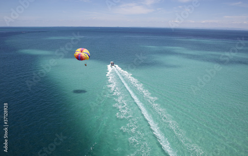 resort activity tropical parasailing photo