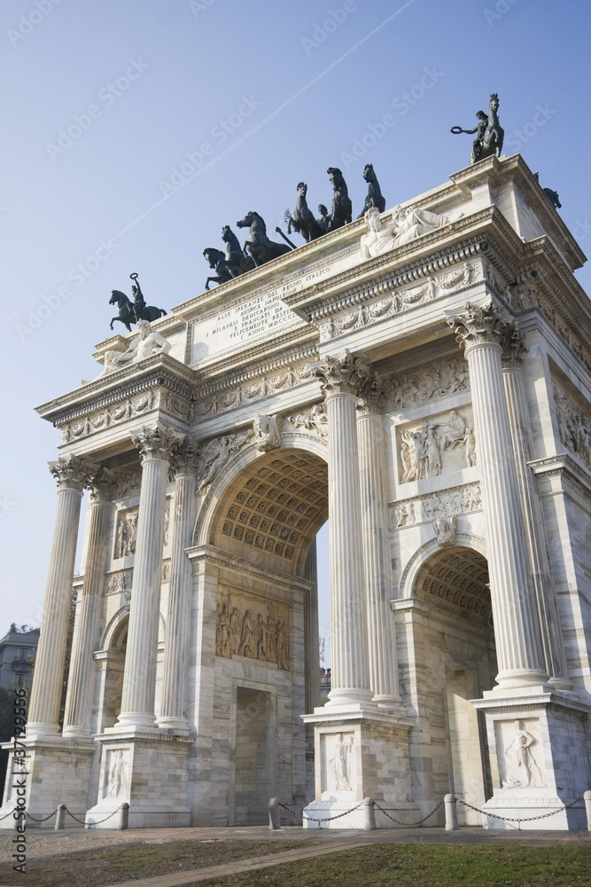 Obraz premium arco della pace, milano