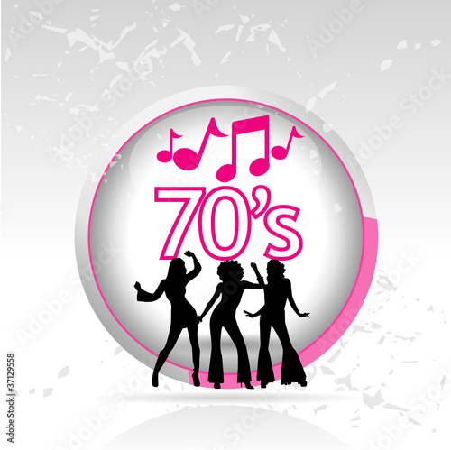 bouton 70's