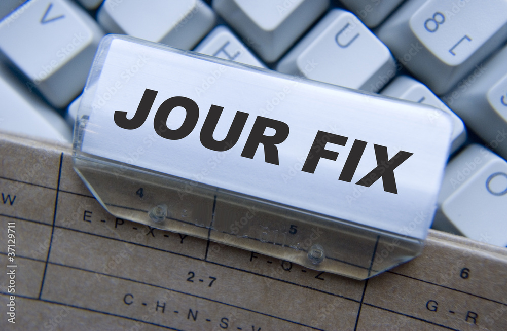 Jour Fix StockFoto Adobe Stock