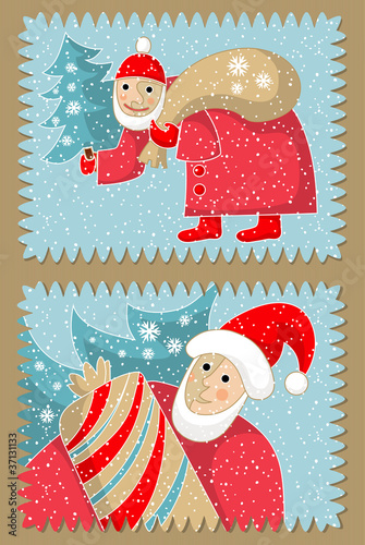 Stamps on Christmas subjects.