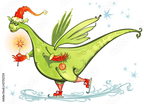 The dragon skates